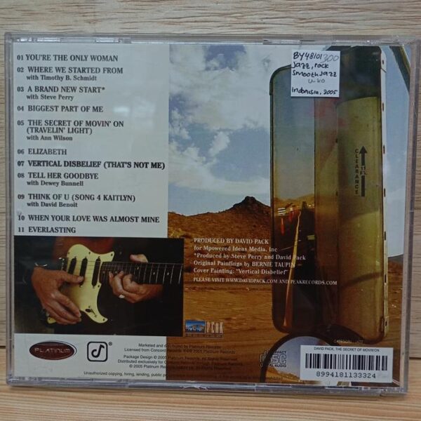 CD david pack - the secret of movin' on