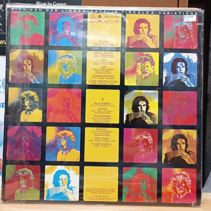 Vinyl Rick Van Der Linden/Catalin Tircolea - Variations - Gambar 2